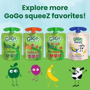 Gogo Squeez Fruit & Veggiez Applesauce Pouches, 3.2 Oz., 24 Ct.